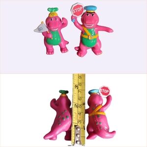 Vintage Barney pvc figurines
